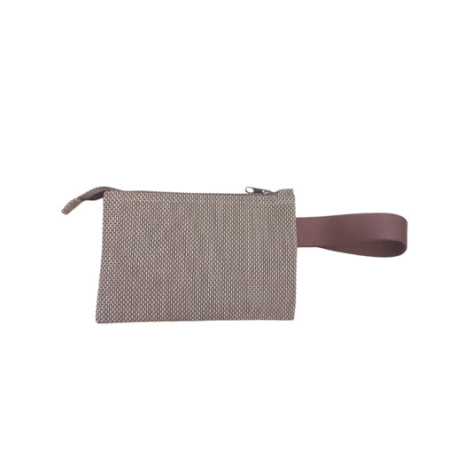 Carteira Baru - Mescla Café com Bege