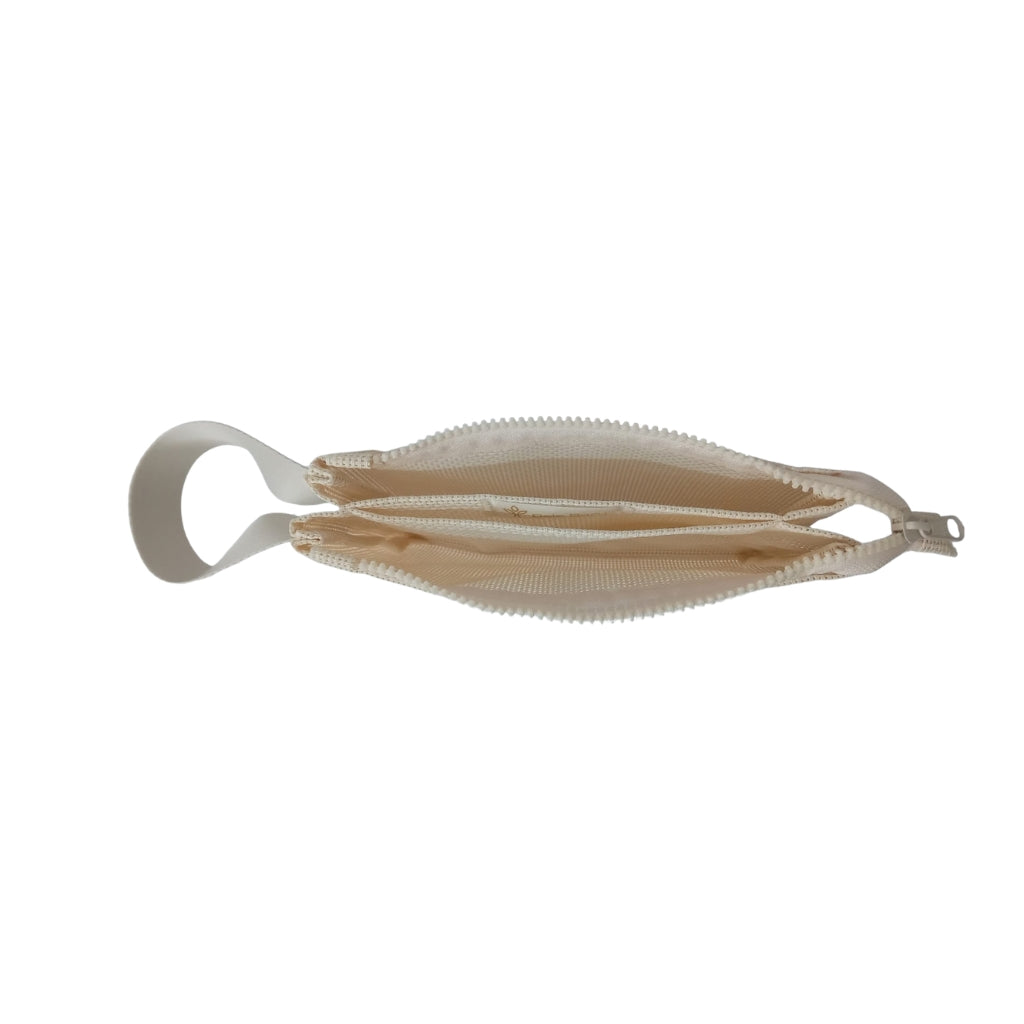 Carteira Baru - Mescla Palha com Marfim