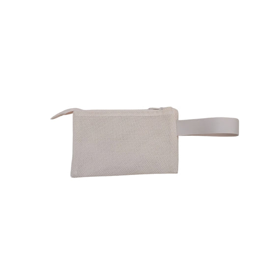 Carteira Baru - Mescla Palha com Marfim